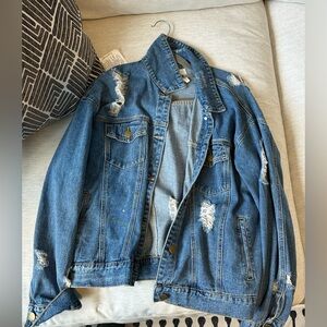 Forever 21 distressed Jean jacket